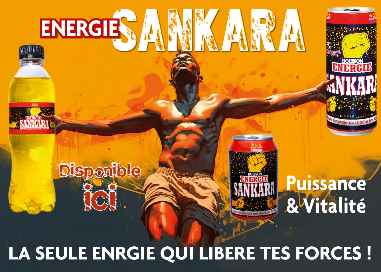 Energy Sankara Banner - Energy drink NOUR Industries